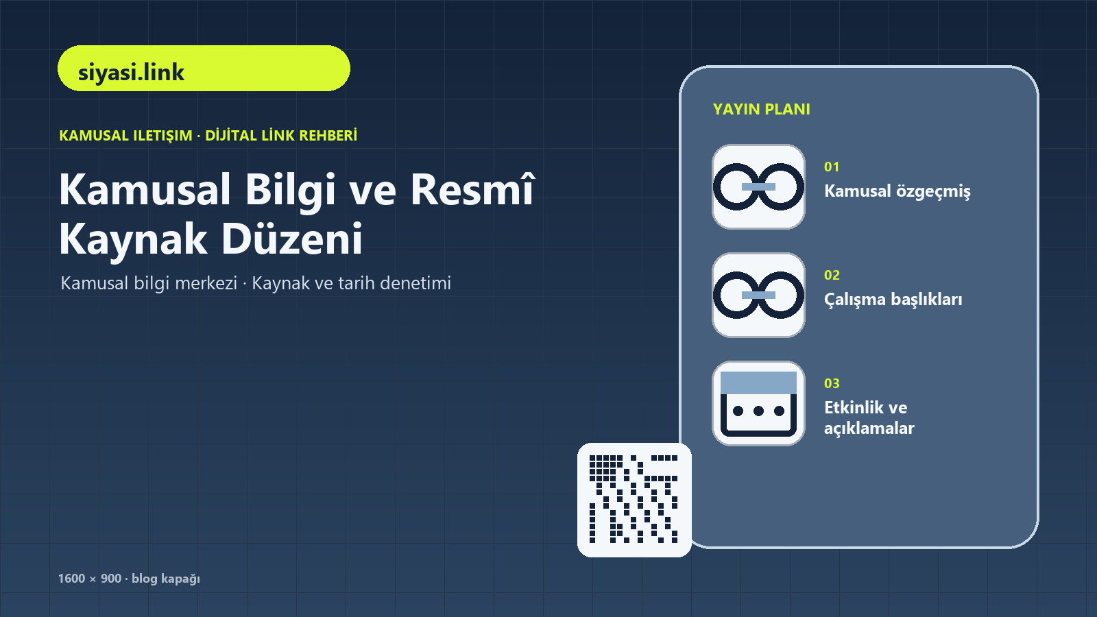 Kampanya döneminde program ve etkinlik bilgisinin güncel tutulmasını anlatan kamusal iletişim rehberi kapağı